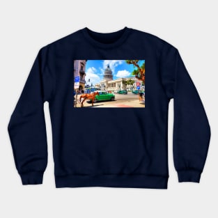 Capitol Building Havana Cuba Crewneck Sweatshirt